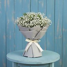 Букет цветов из:  Гипсофила в поселке имени Воровского