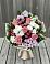 Букет цветов из: Альстромерии, Гвоздики, Розы и Хризантемы в поселке имени Воровского