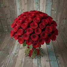 Букет 55 Красных роз Фридом #REPLACE_PRED# поселке имени Воровского