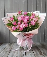 Букет Розовый кустик #REPLACE_PRED# поселке имени Воровского