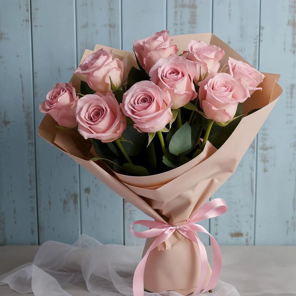 Букет цветов из: Розы в поселке имени Воровского