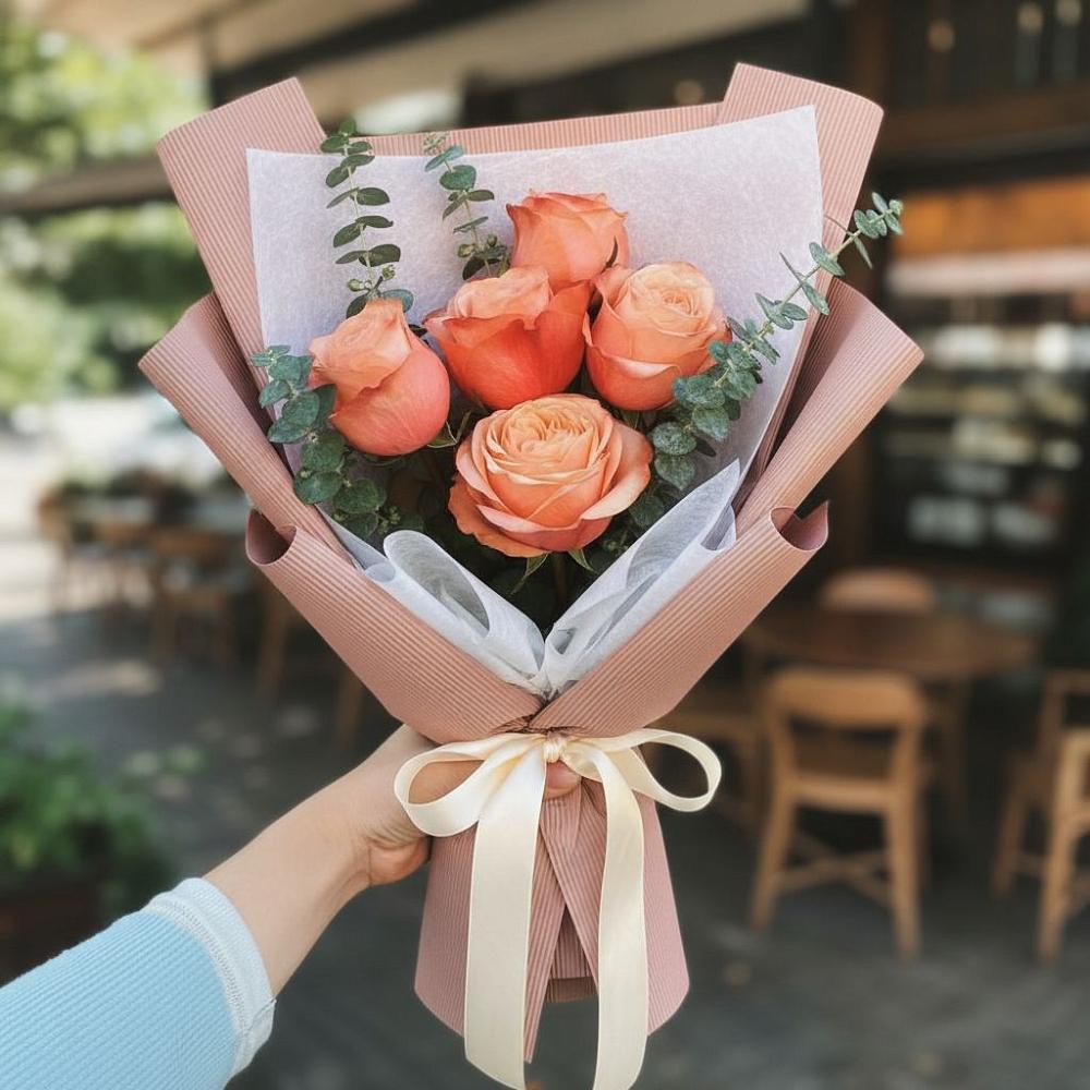 Букет цветов из: Розы в поселке имени Воровского