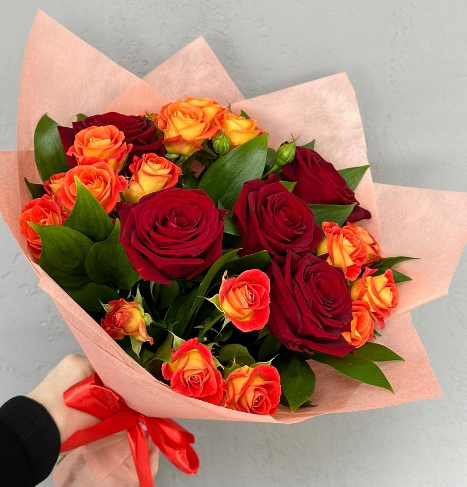 Букет Любовь и восторг в поселке имени Воровского