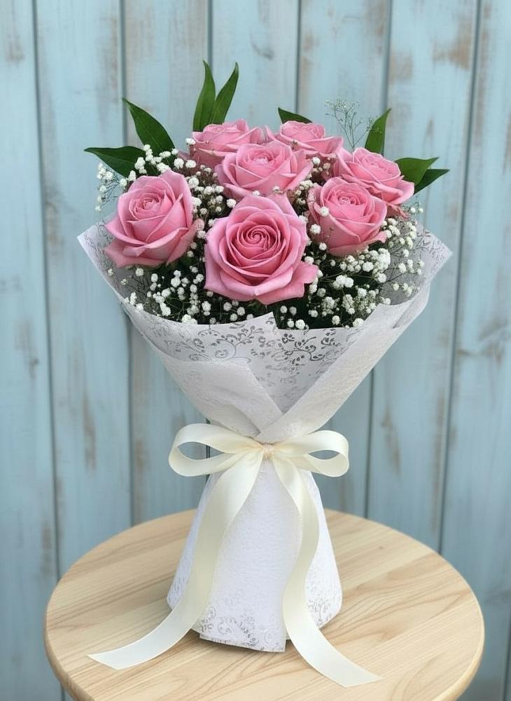 Букет цветов из: Розы в поселке имени Воровского