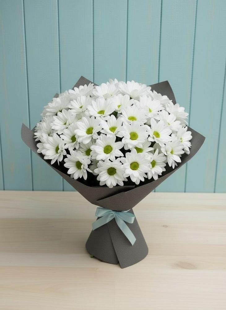 Букет цветов из: Хризантемы в поселке имени Воровского