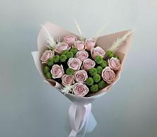Букет цветов из:  Розы и Хризантемы в поселке имени Воровского