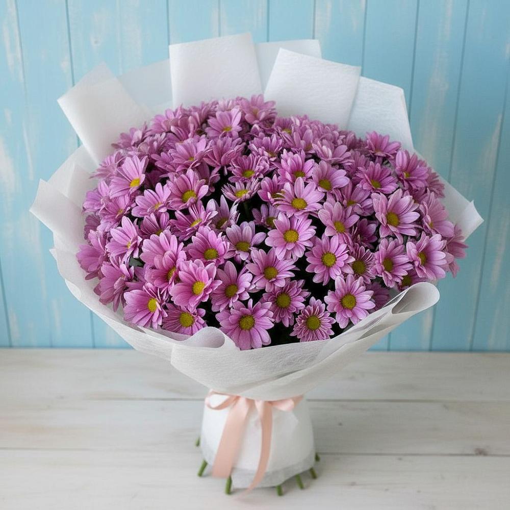 Букет цветов из: Хризантемы в поселке имени Воровского