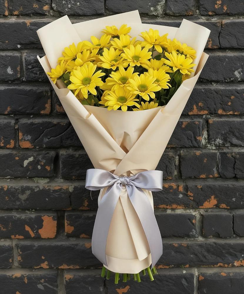 Букет цветов из: Хризантемы в поселке имени Воровского